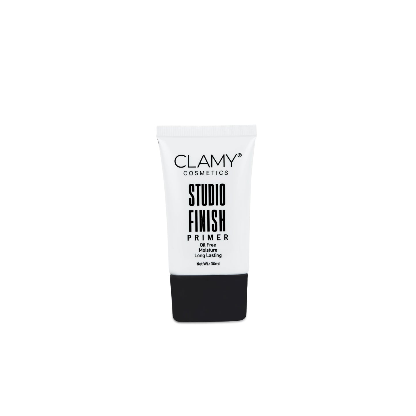 Clamy Primer Studio Finish | 3 in 1 Oil Free, Moisturising, Long Lasting 30ml