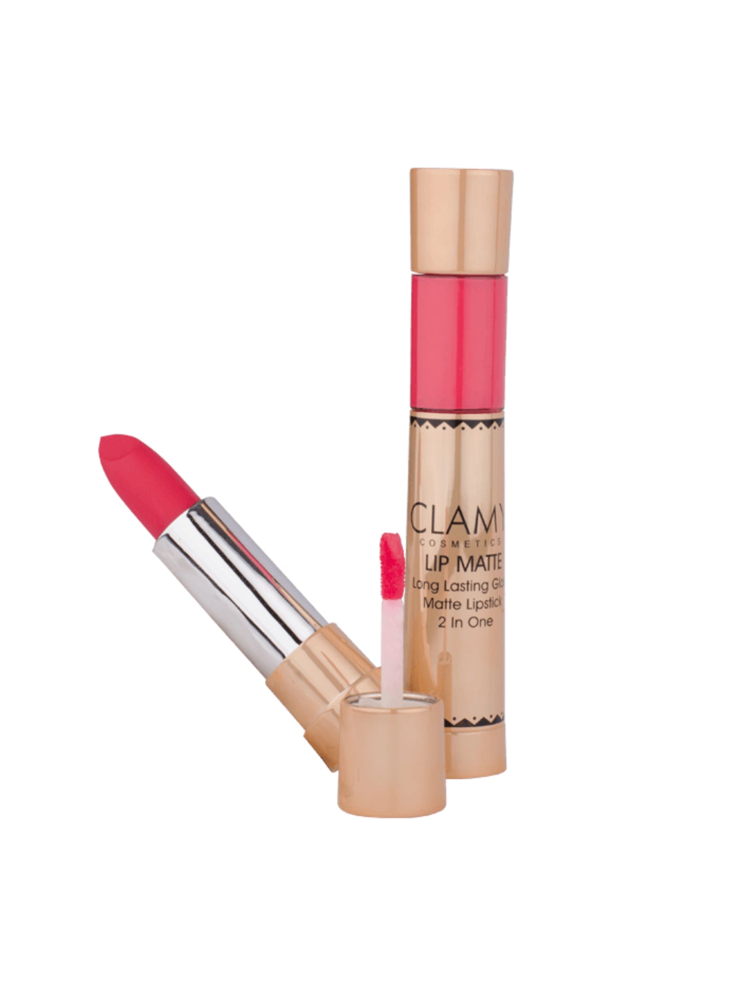 2 In 1 Matte Lipstick And Lip gloss Waterproof, Long Lasting Lipstick