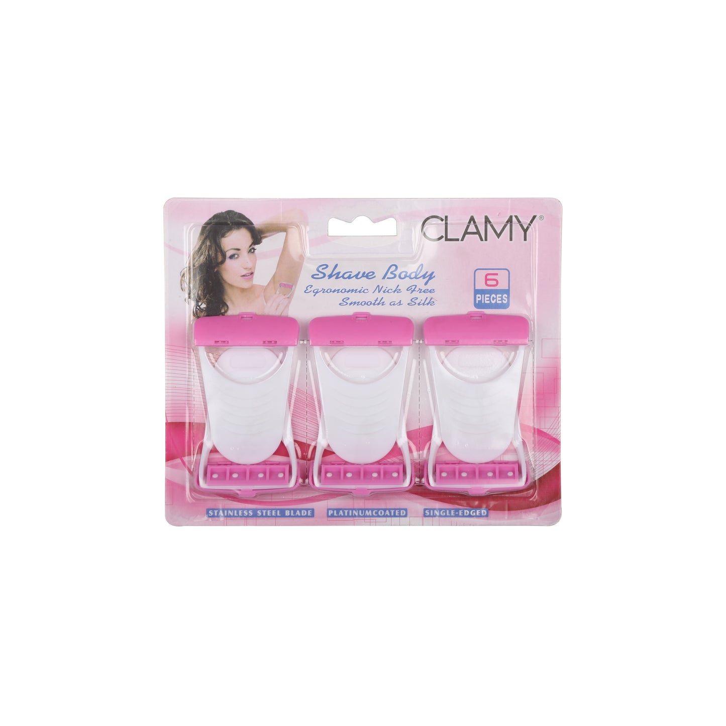Underarm Hair Removal Razor for Women, Smooth & Instant Pain free, Rash-Free Easy Grip Hair Removal - Pack of 6
