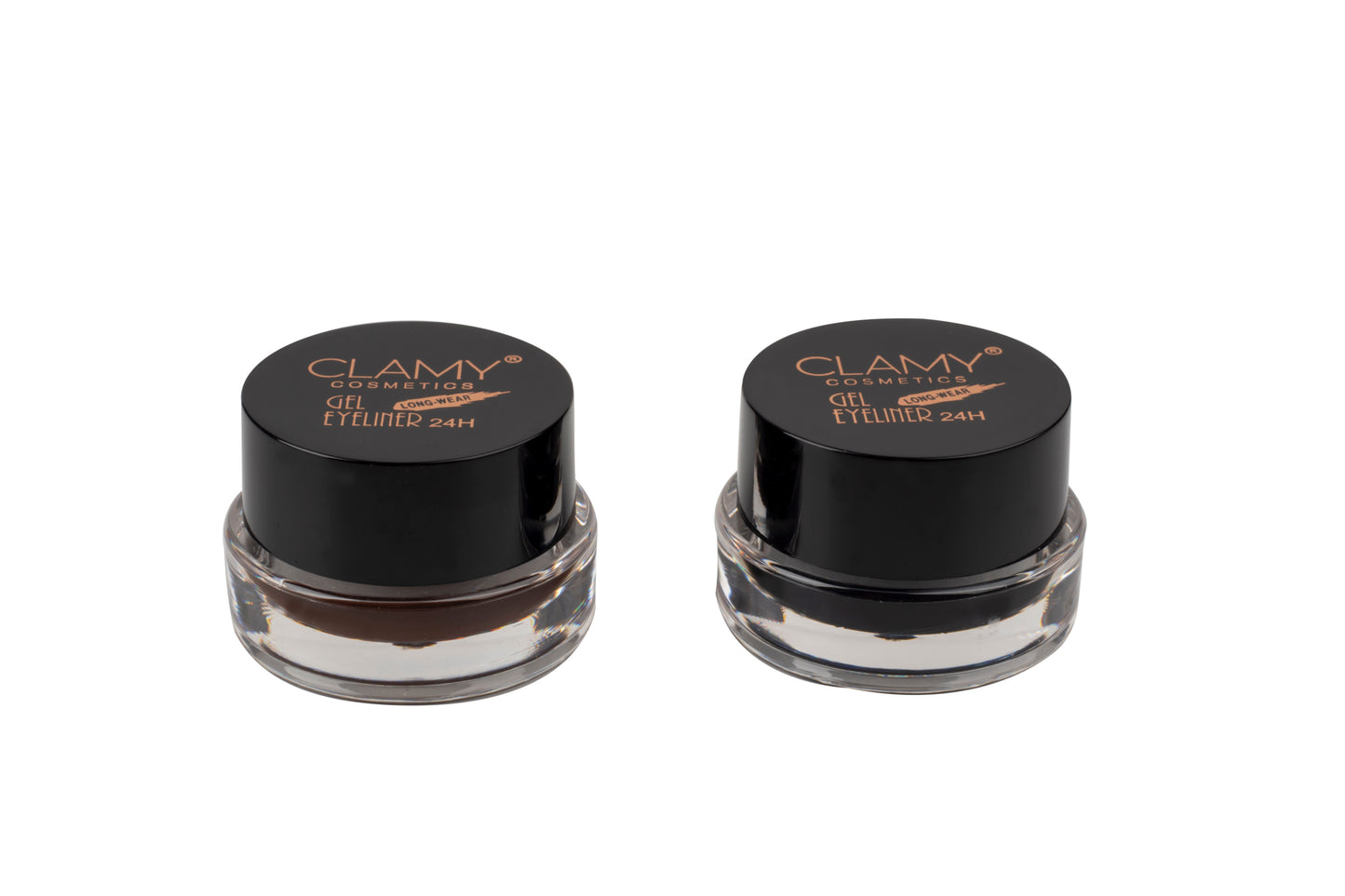 Waterproof Gel Eyeliner Upto 24 hr Long Wear, Anti- Sweat & Anti Oil Soft Texure Eyeliner, 7g - (Black & Brown)