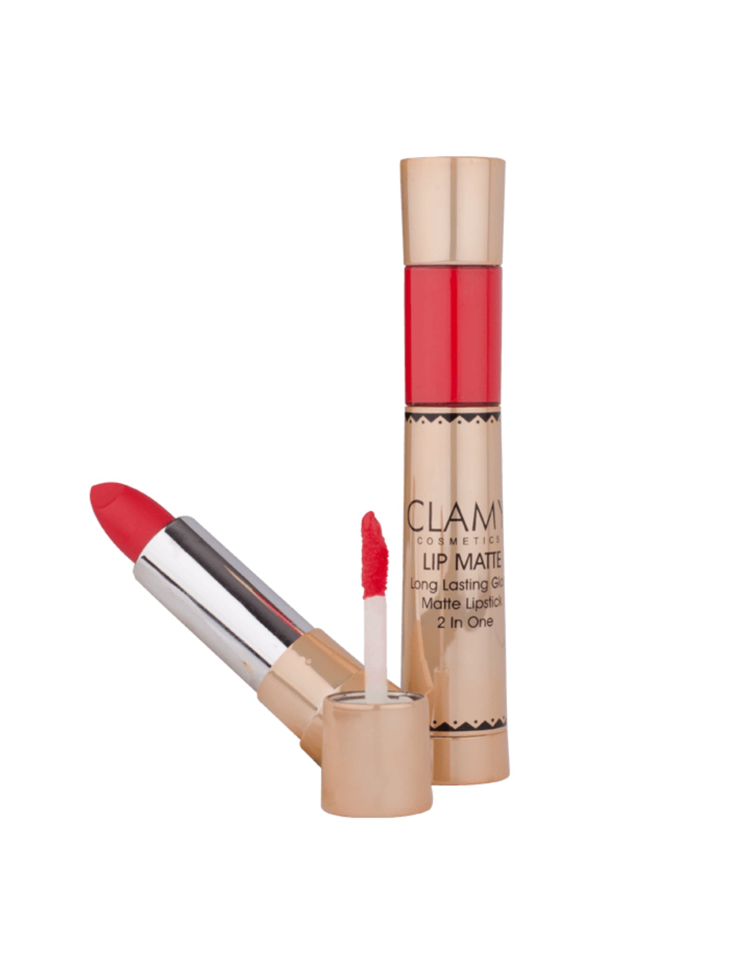 2 In 1 Matte Lipstick And Lip gloss Waterproof, Long Lasting Lipstick