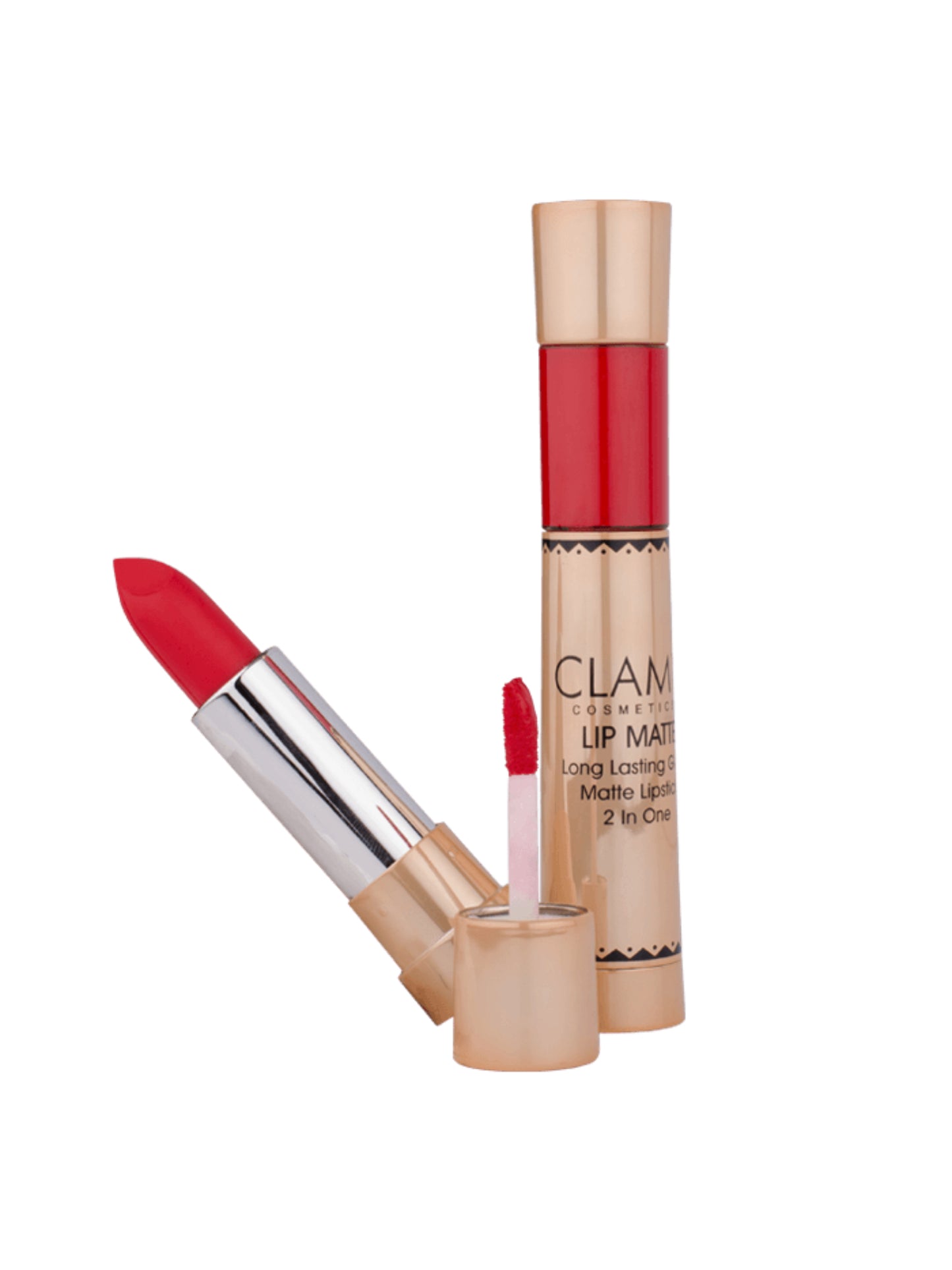 2 In 1 Matte Lipstick And Lip gloss Waterproof, Long Lasting Lipstick