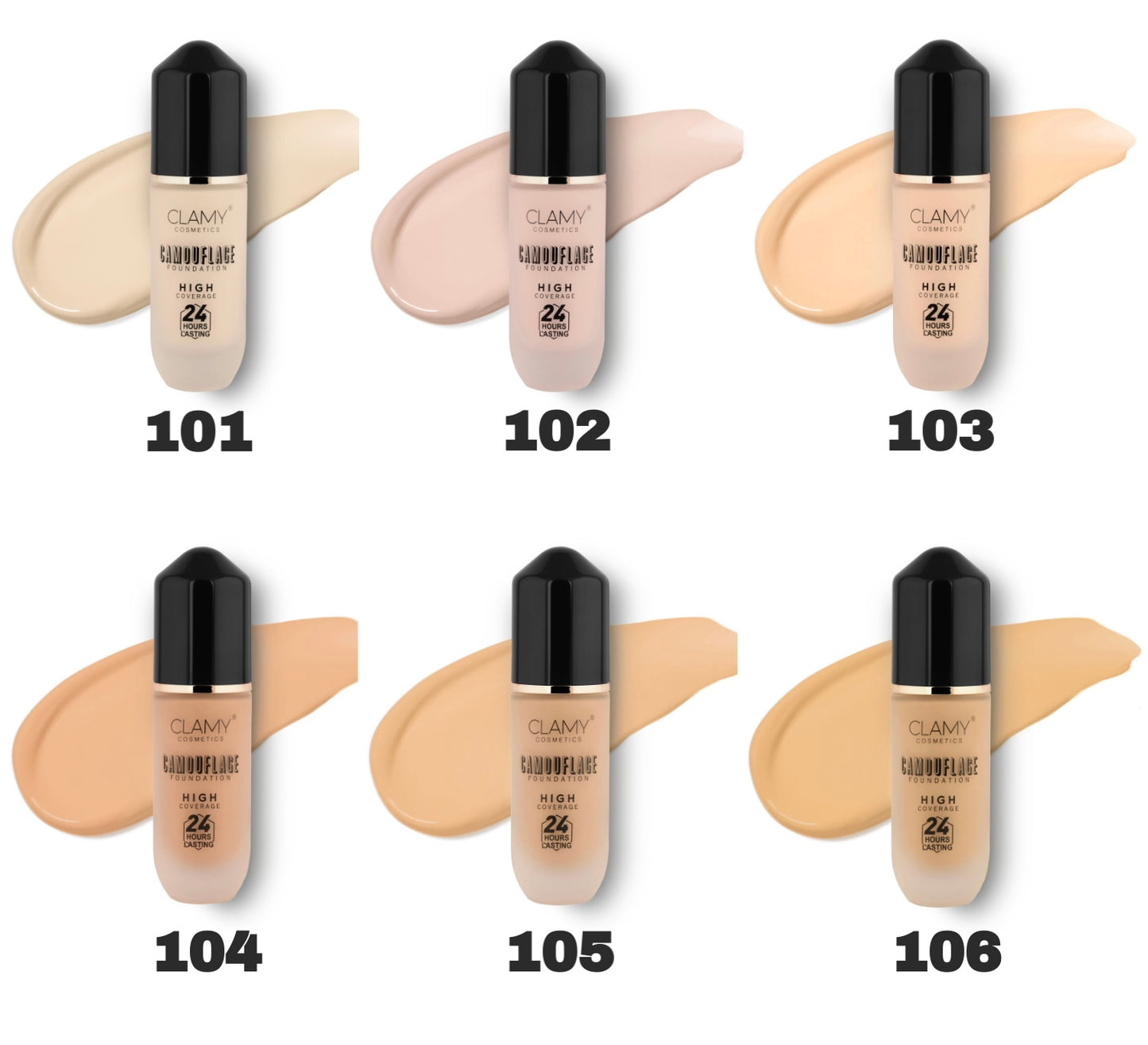 High Coverage Camouflage Foundation,24 Hours Long Lasting,37g