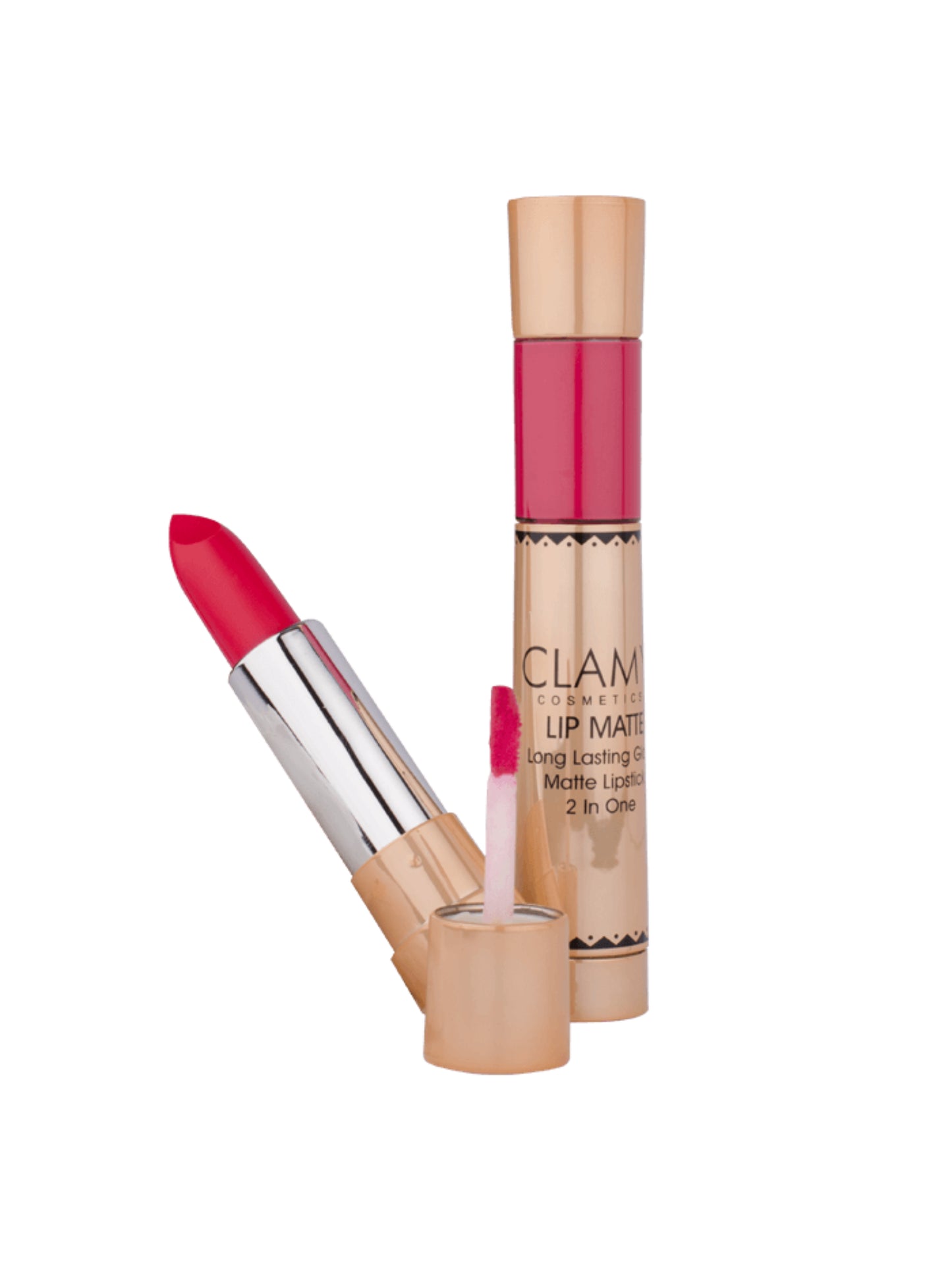 2 In 1 Matte Lipstick And Lip gloss Waterproof, Long Lasting Lipstick