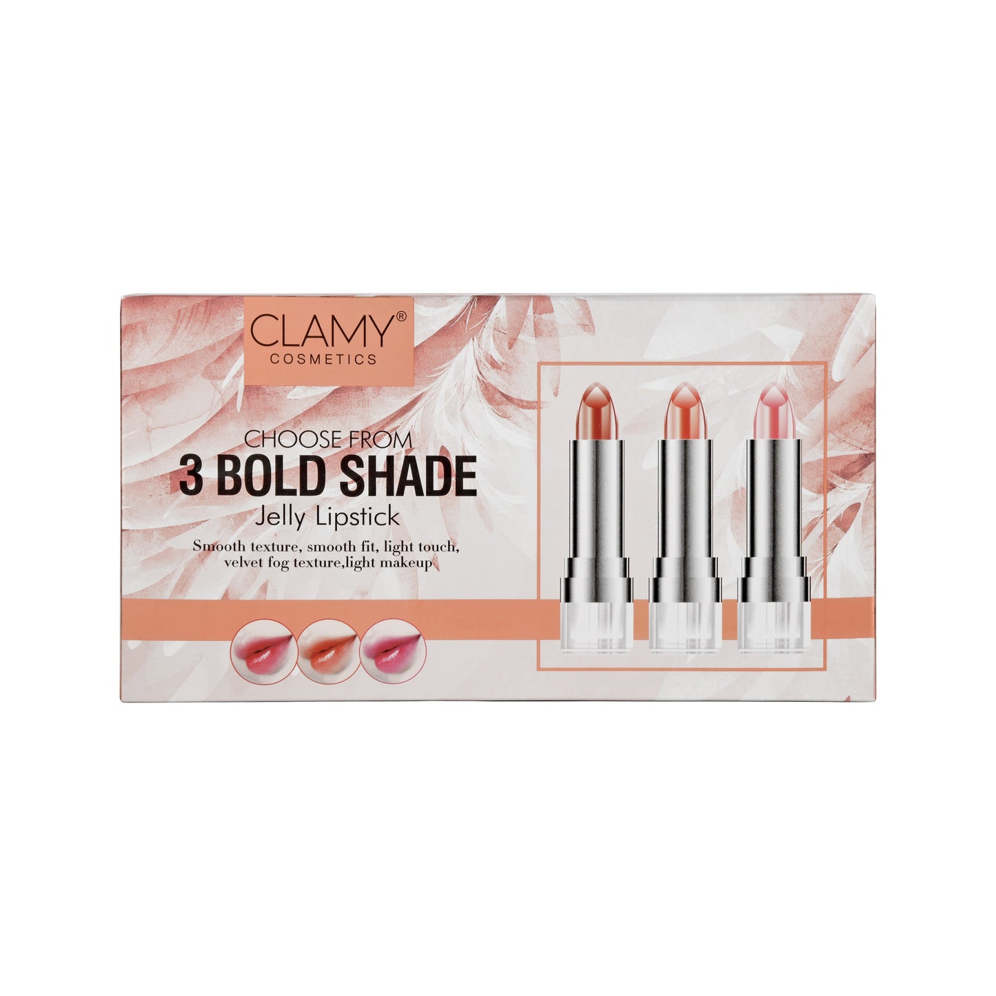 CLAMY Secret Jelly Lipstick For Perfect Touch, Rich Colors, Smooth Texture
