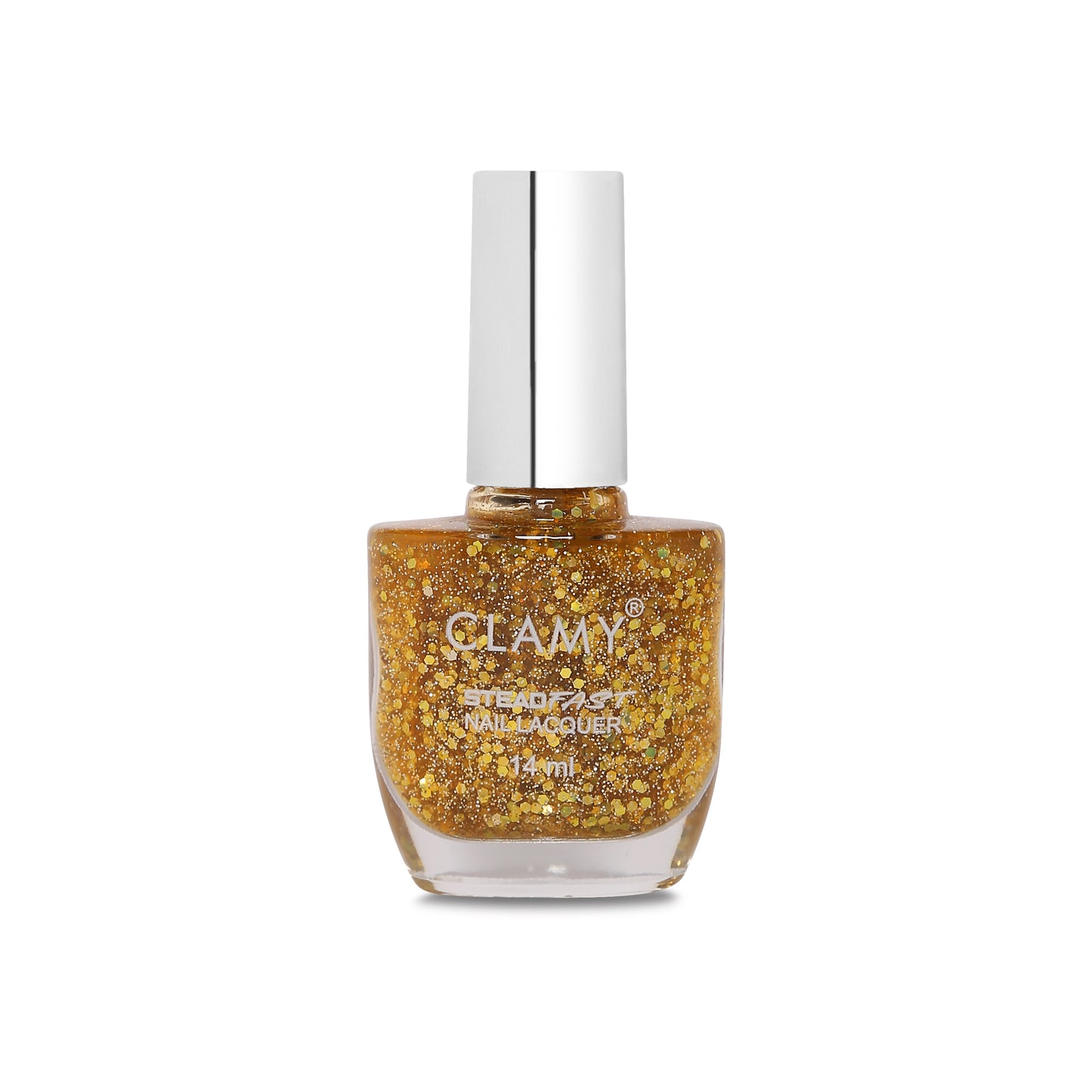 Steadfast Glitter, Glossy Metallics & Top Coat Nail Polish, Vegan, Cruelty free, 14ml